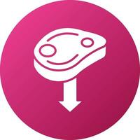 Reduced Meat Consumption Icon Style vector