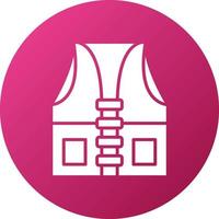 Life Vest Icon Style vector