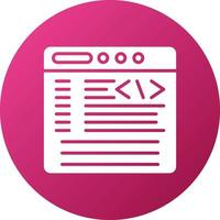 Coding Icon Style vector