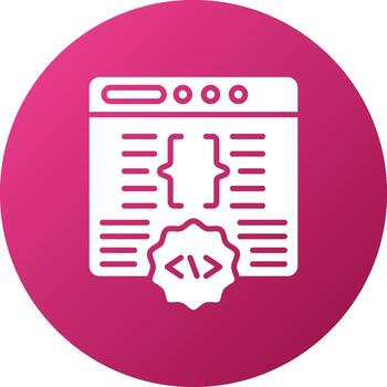 Code Free Development Icon Style vector