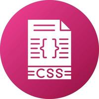CSS Icon Style vector