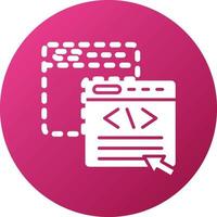 Drag and Drop Icon Style vector