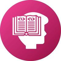 Learn To Code Icon Style vector