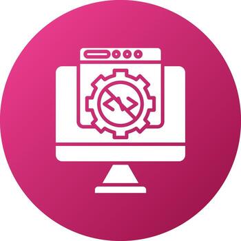 No Code Development Platform Icon Style vector