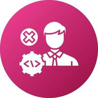 No Programming Experience Icon Style vector