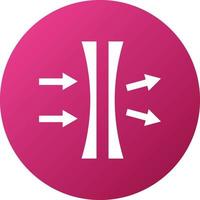 Normal Index Lenses Icon Style vector