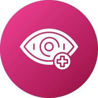 Ophthalmology Icon Style vector