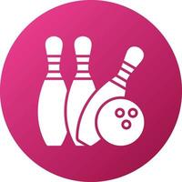 Bowling Icon Style vector