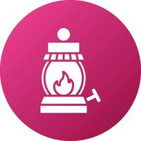 Gas Lamp Icon Style vector