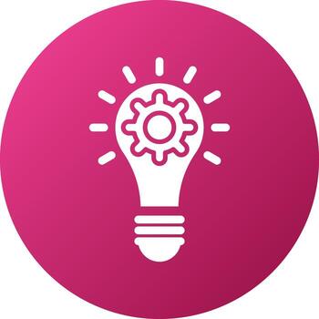Light Usage Efficiency Icon Style vector