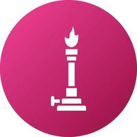 Bunsen Burner Icon Style vector