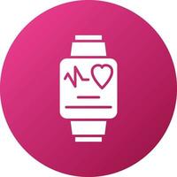 Fitness Tracker Icon Style vector