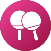 Ping Pong Icon Style vector