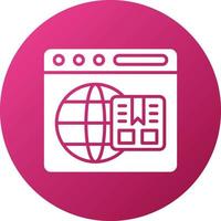 Global Shipping Icon Style vector