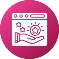 Earn Point Icon Style vector