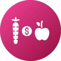 Budget Eating Icon Style vector