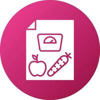 dieta consejos icono estilo vector