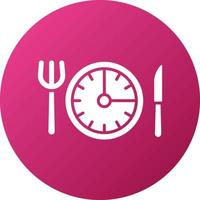 Intermittent Fasting Icon Style vector