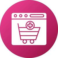 Add to Cart Icon Style vector