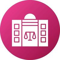 Department of Justice Icon Style vector