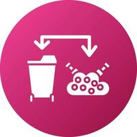 Waste Hierarchy Icon Style vector
