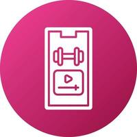 Exercise Tutorial Icon Style vector