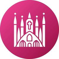 Sagrada Familia Icon Style vector