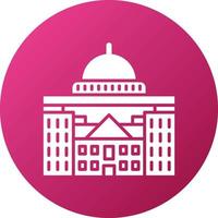 Capitol Icon Style vector