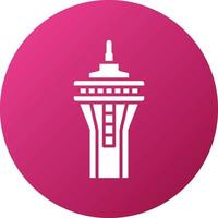 Space Needle Icon Style vector