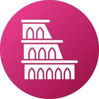 Coliseum Icon Style vector