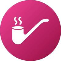 Smoking Pipe Icon Style vector