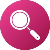 Magnifying Glass Icon Style vector