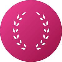 Laurel Wreath Icon Style vector