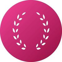 Laurel Wreath Icon Style vector