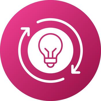 Light Usage Efficiency Icon Style vector