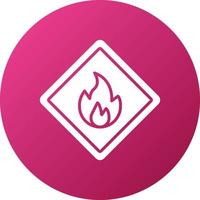 Fire Hazard Icon Style vector