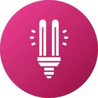 Cfl Compact Bulb Icon Style vector