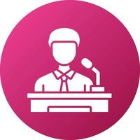 Assistant Minority Leader Icon Style vector