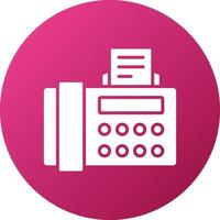 Fax Icon Style vector