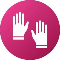 Latex Gloves Icon Style vector