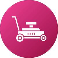 Lawn Mower Icon Style vector