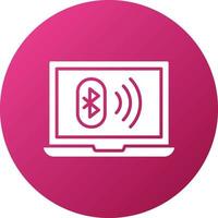 Bluetooth Icon Style vector