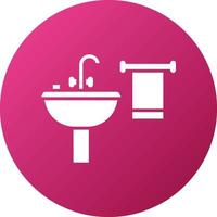 Bathroom Icon Style vector