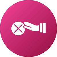 Negative Consequences Icon Style vector