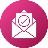 Opt In Icon Style vector