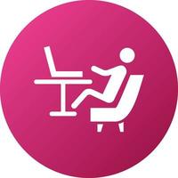 Relax Work Icon Style vector