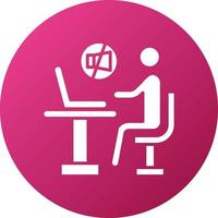 Work Distraction Icon Style vector