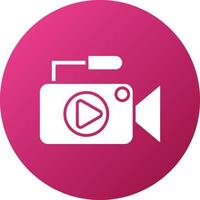 Video Recording Icon Style vector
