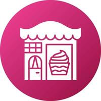 Bakery Shop Icon Style vector