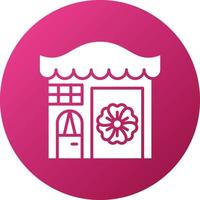 Flower Shop Icon Style vector